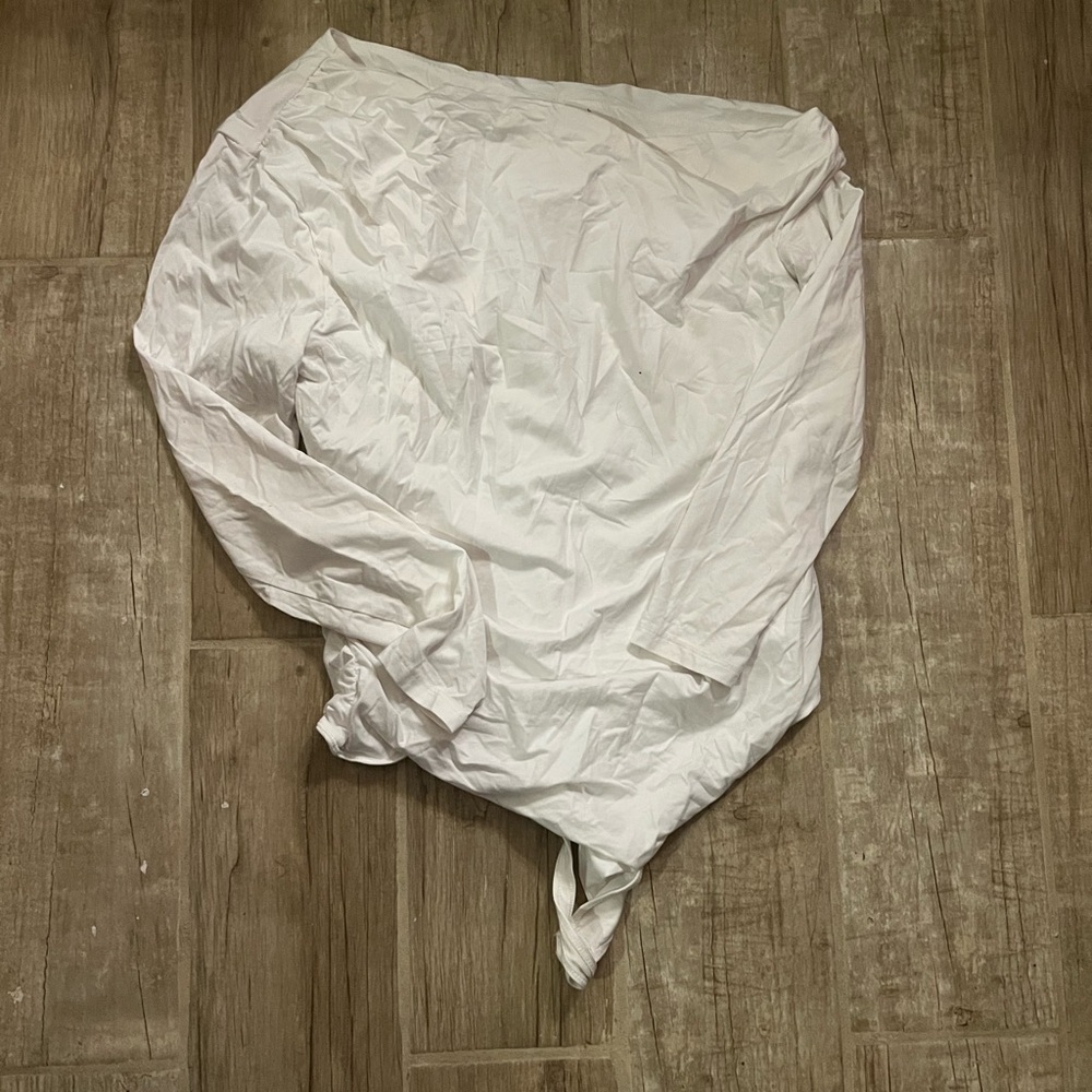 Abercrombie & Fitch Cream Modal-Blend Shirt